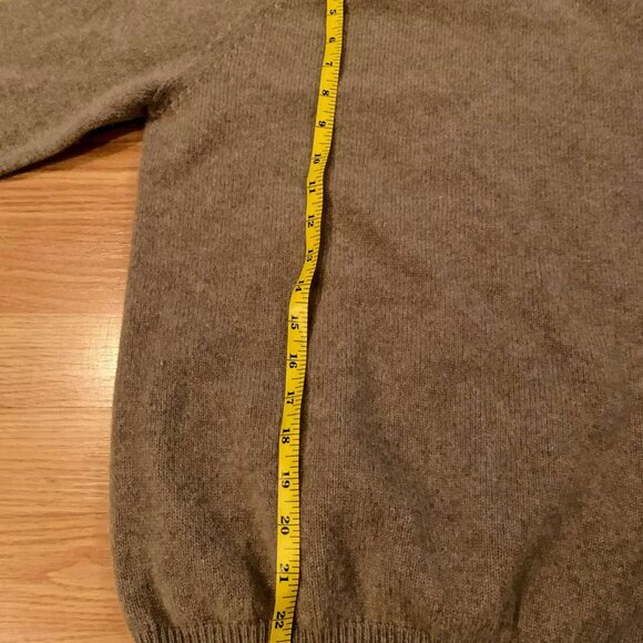 Sunspel Lambswool Crew Neck Jumper sandstone - Picture 7 of 7